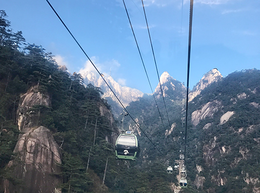 Cable  Car in Mt. Huang