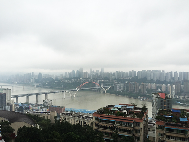 Chongqing Mountain City Panoramic View
