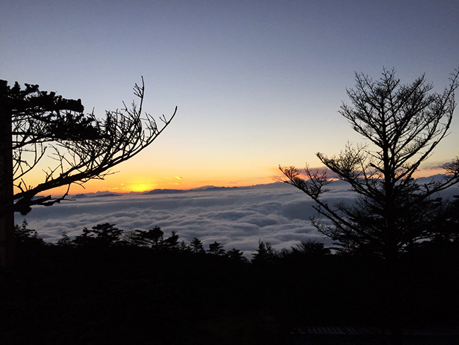 Sunset from Mount Emei