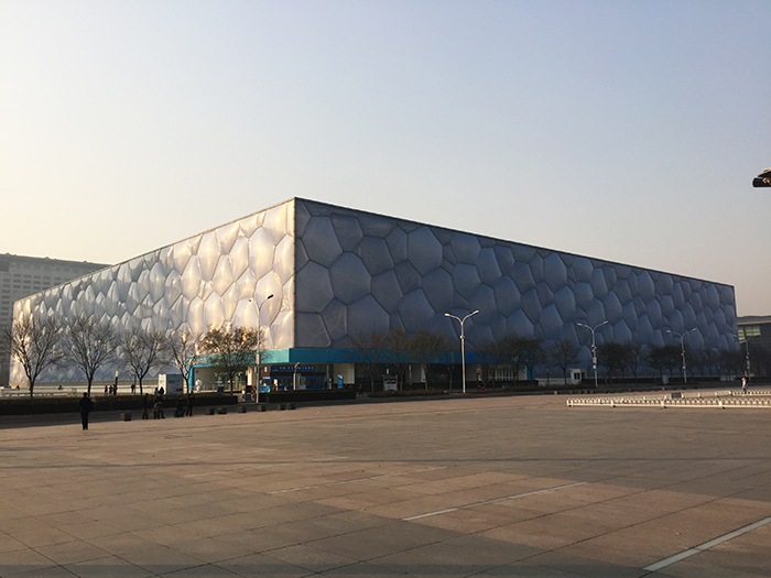 Water Cube Outside View