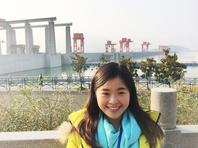 Rita visited Three Gorges Dam in Yichang