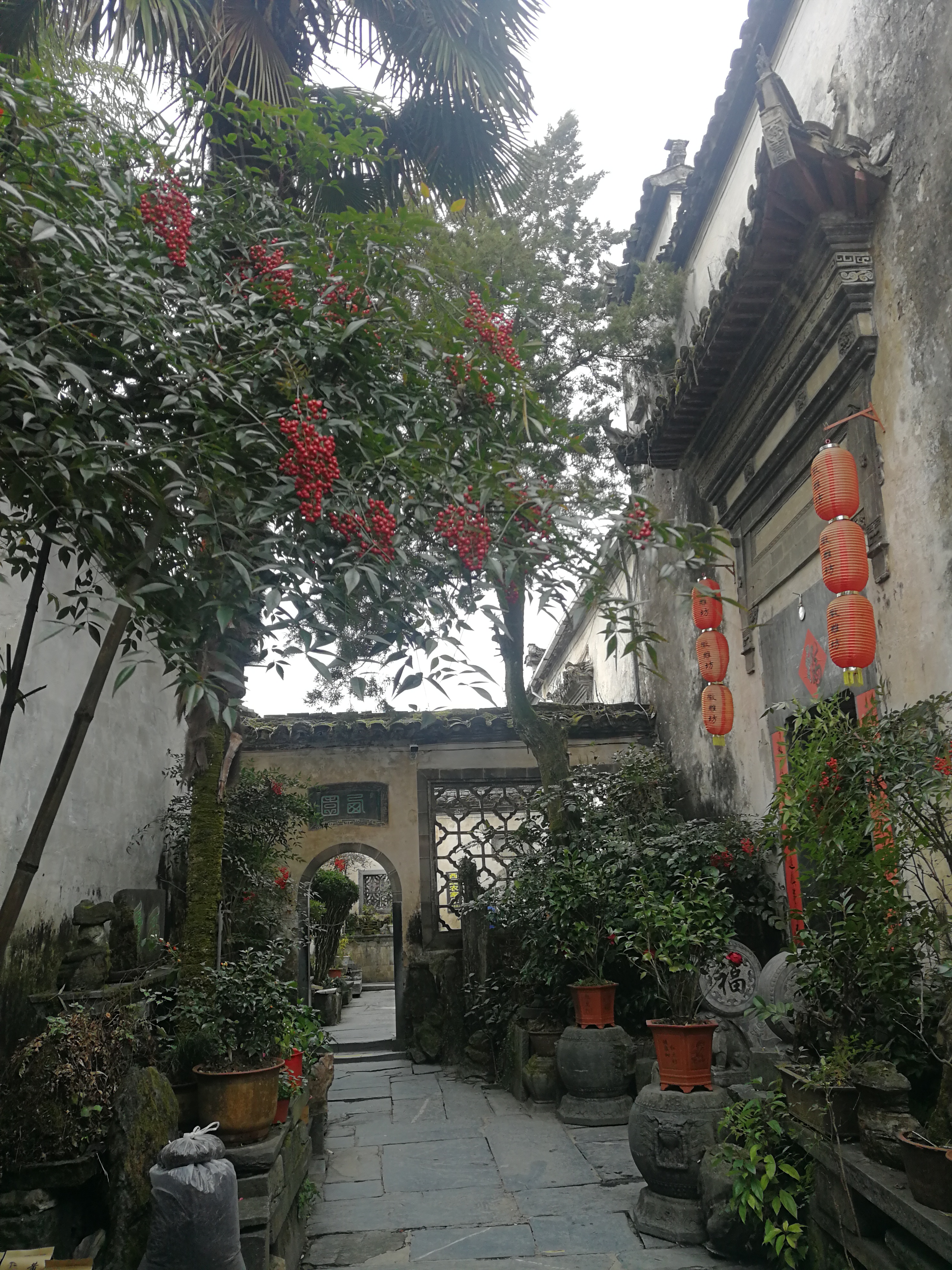 yard-in-huangshan-xidi